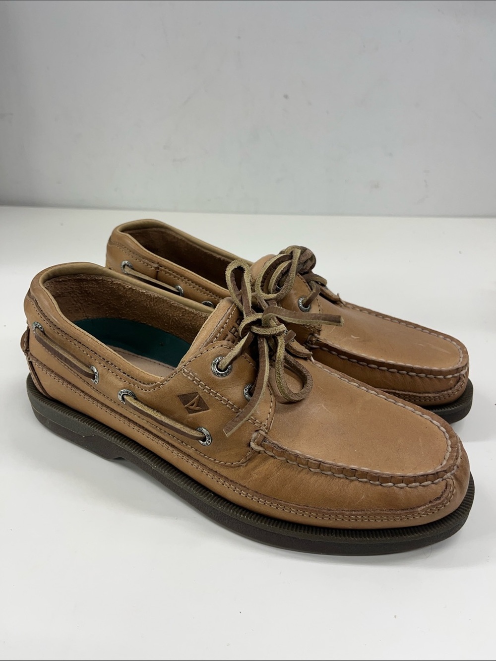 New Sperry Top Sider Mako Canoe Moc Boat Shoes Mens Size 7.5